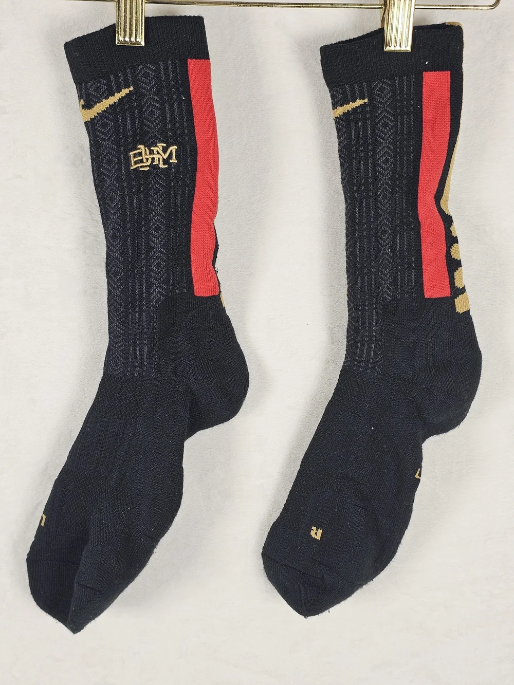 Nike BHM socks size Large 9-12